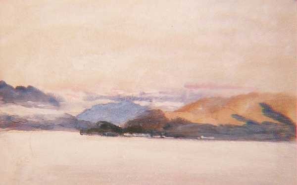 Como Gölü üzerinden görünüm by Hercules Brabazon Brabazon