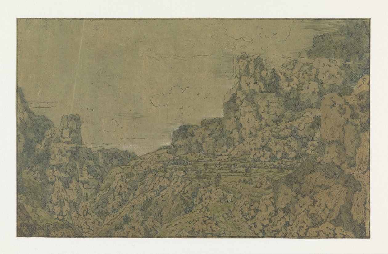 Platolu Dağ Manzarası, c. 1625-30 by Hercules Segers