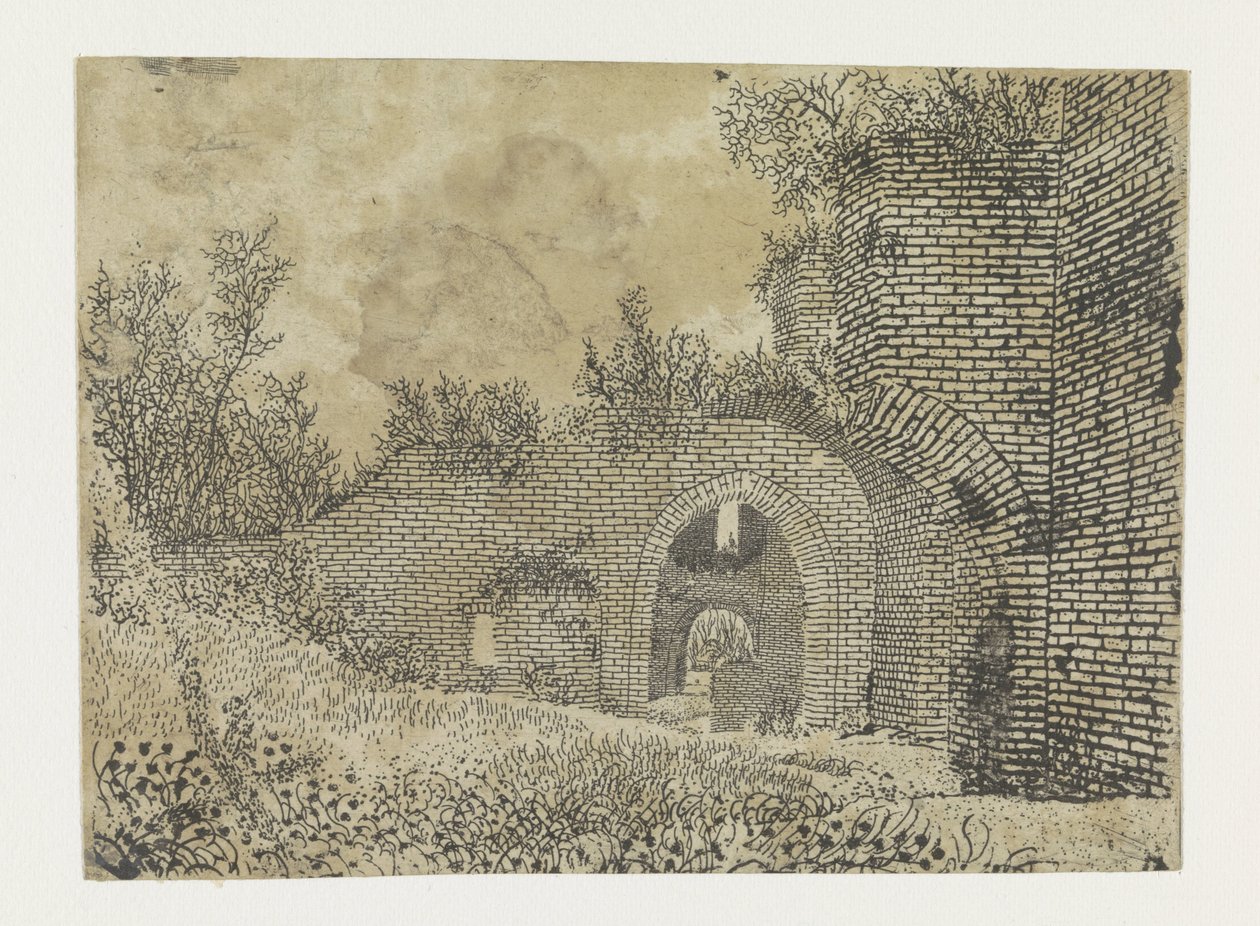 Brederode Kalesi Harabeleri Güneybatıdan Brederode Kalesi Harabeleri by Hercules Segers