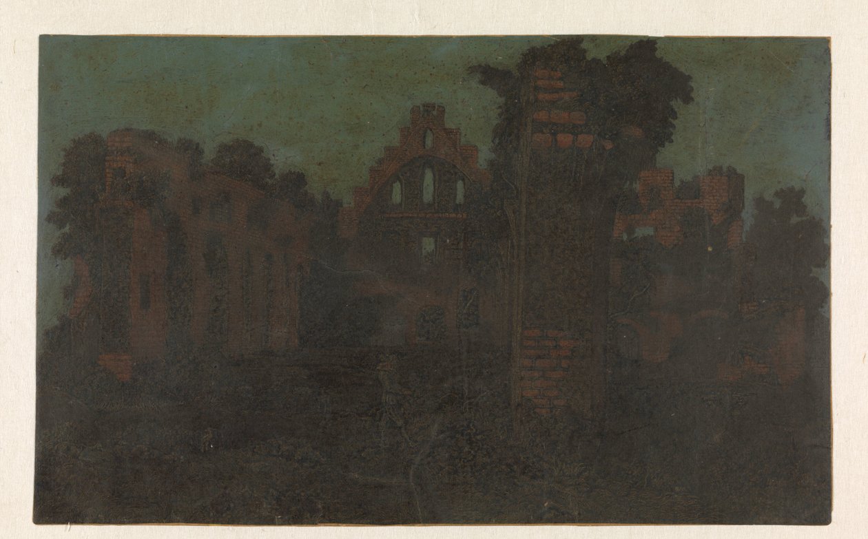 Rijnsburg Manastırı Harabeleri, Büyük Versiyon Güneyden Rijnsburg Manastırı Harabeleri: Büyük Versiyon by Hercules Segers