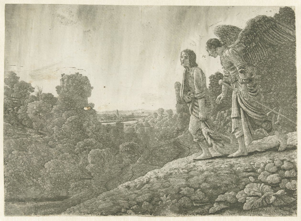 Tobias ve Melek by Hercules Segers