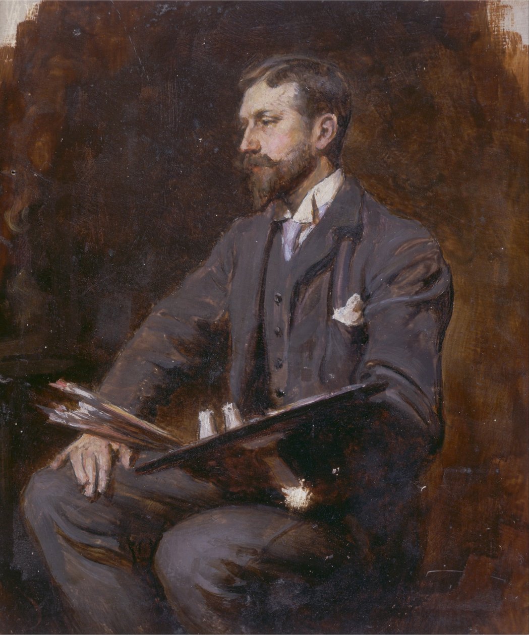 Otoportre by Herman Gustave Herkomer