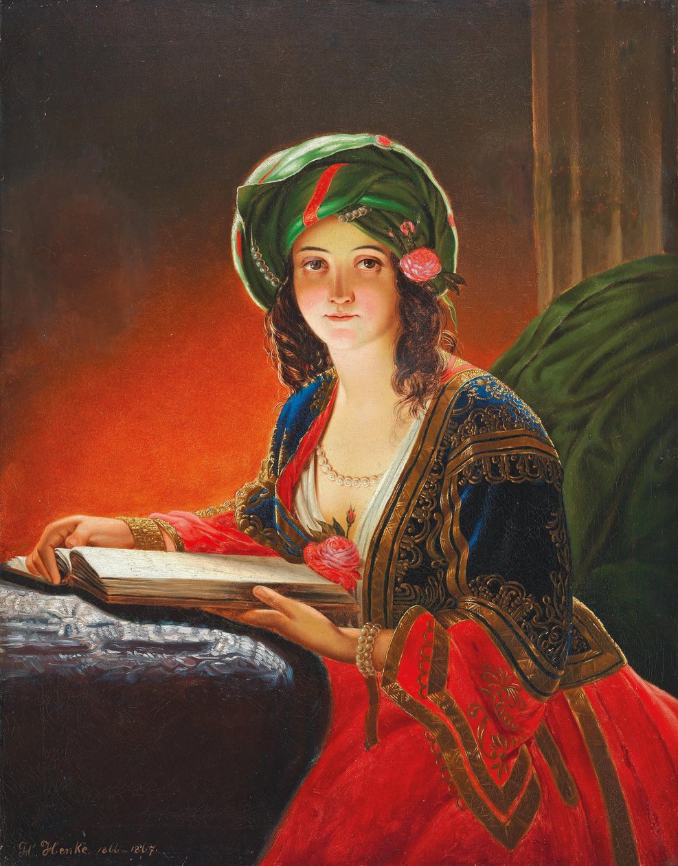 oryantal kadın by Herman Henke