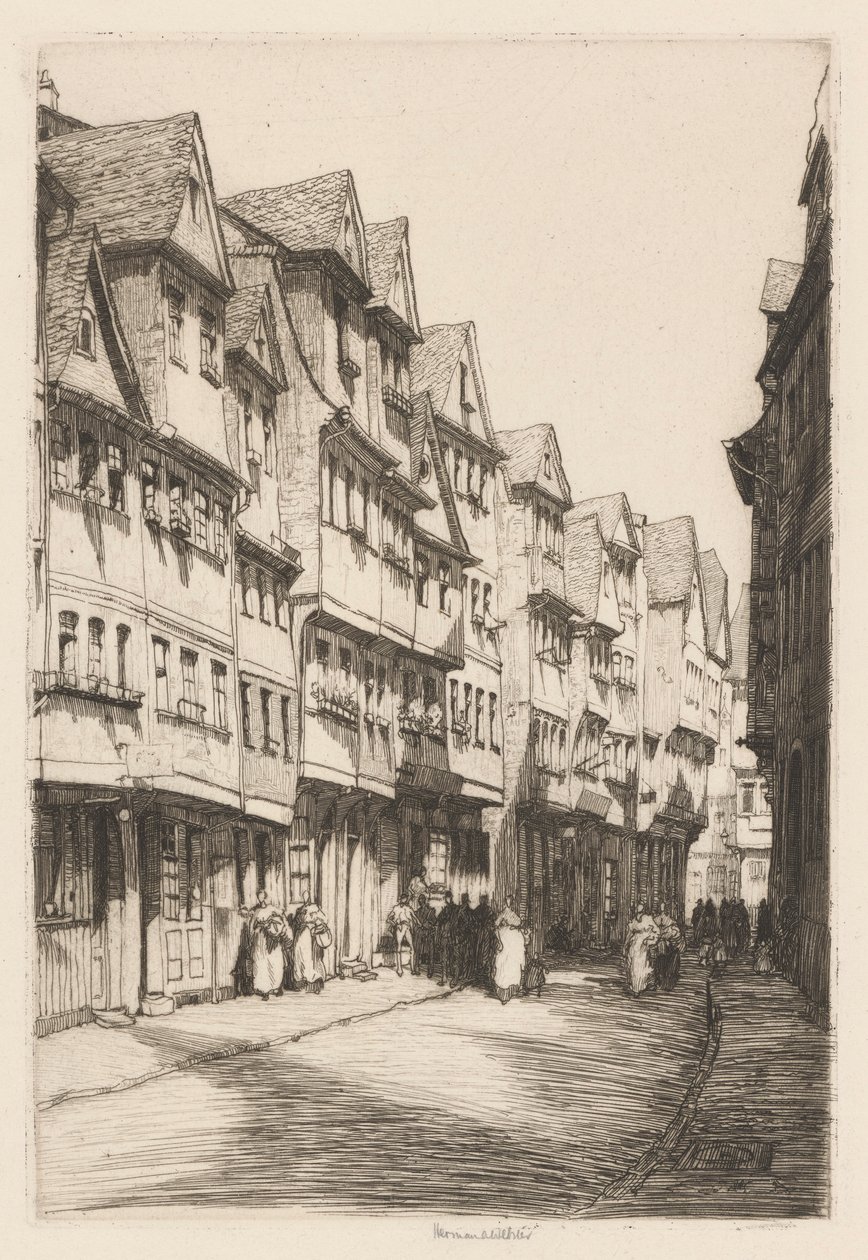 Klostergasse, Frankfurt by Herman Armour Webster