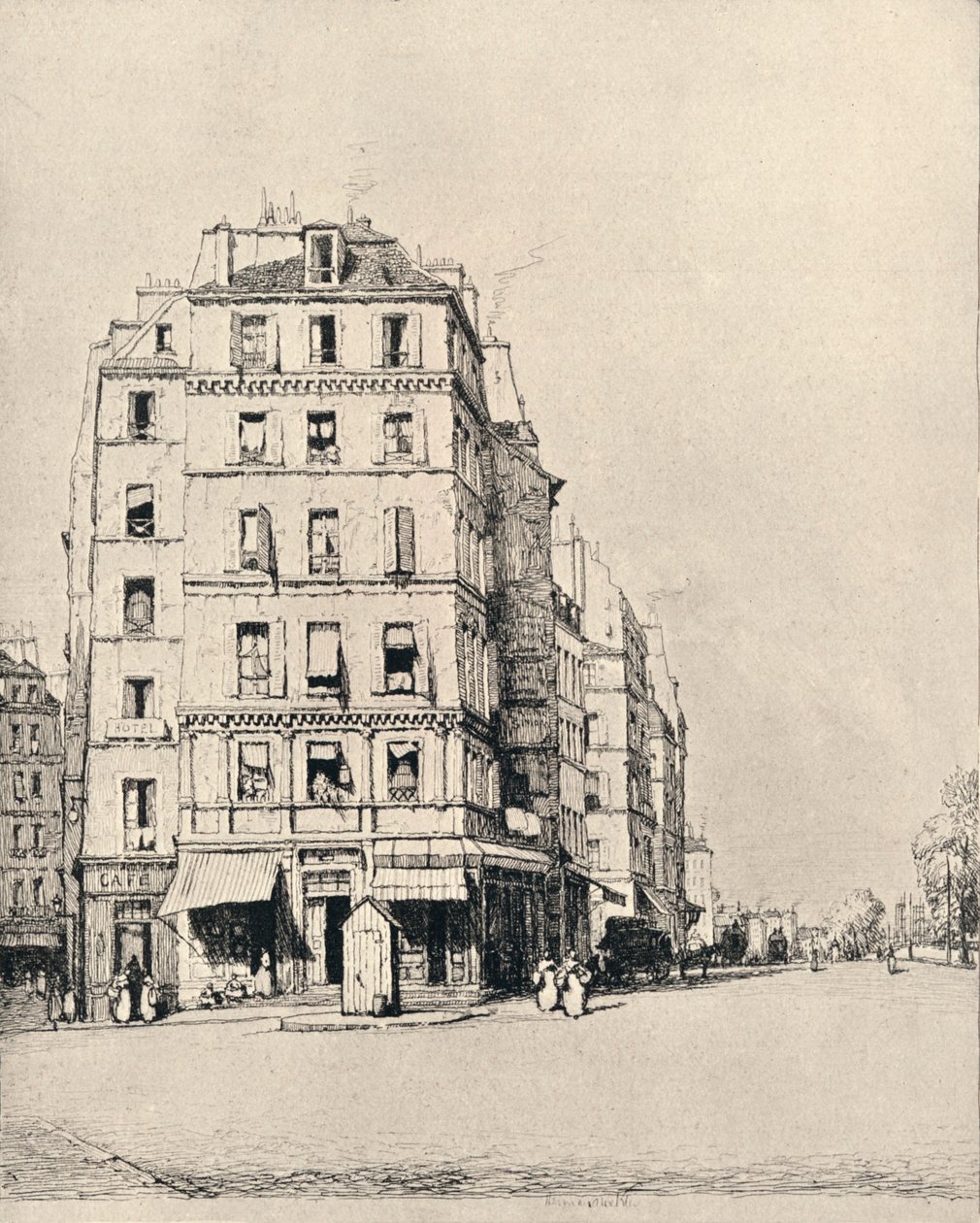 Rıhtımdaki Eski Evler, 1915 by Herman Armour Webster