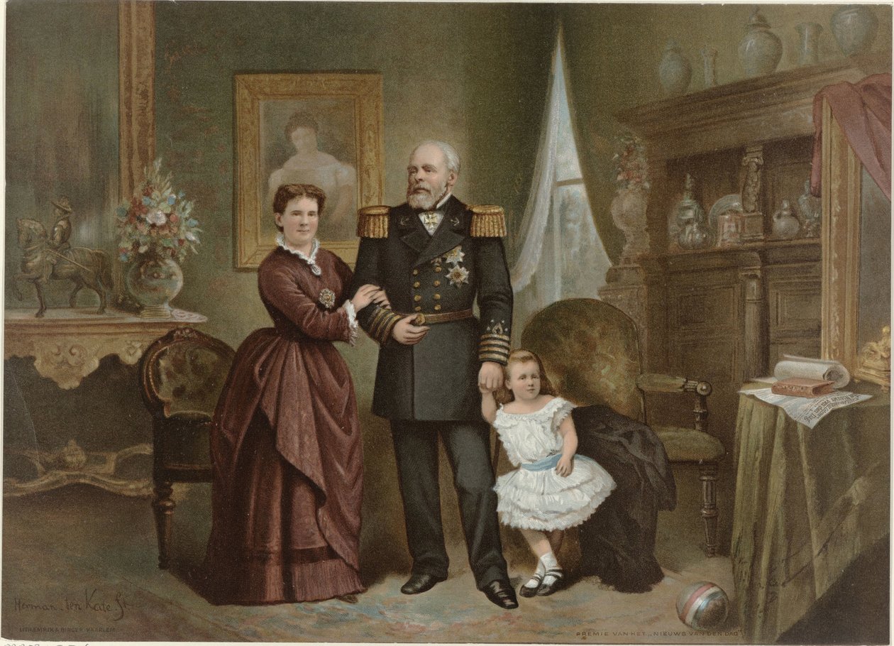 Hollanda Kralı William III, Hollanda Kraliçesi Naip Emma ve Hollanda Kraliçesi Wilhelmina