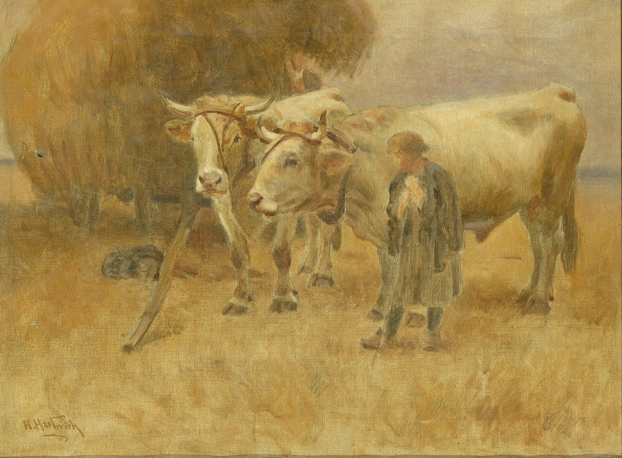 Hasatçılar için Taslak, 1907. by Herman Hartwich
