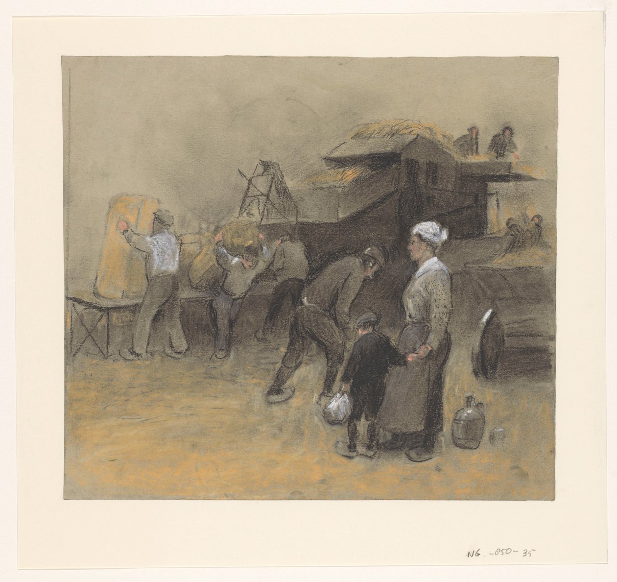 tahıl hasadı by Herman Heijenbrock (possibly)
