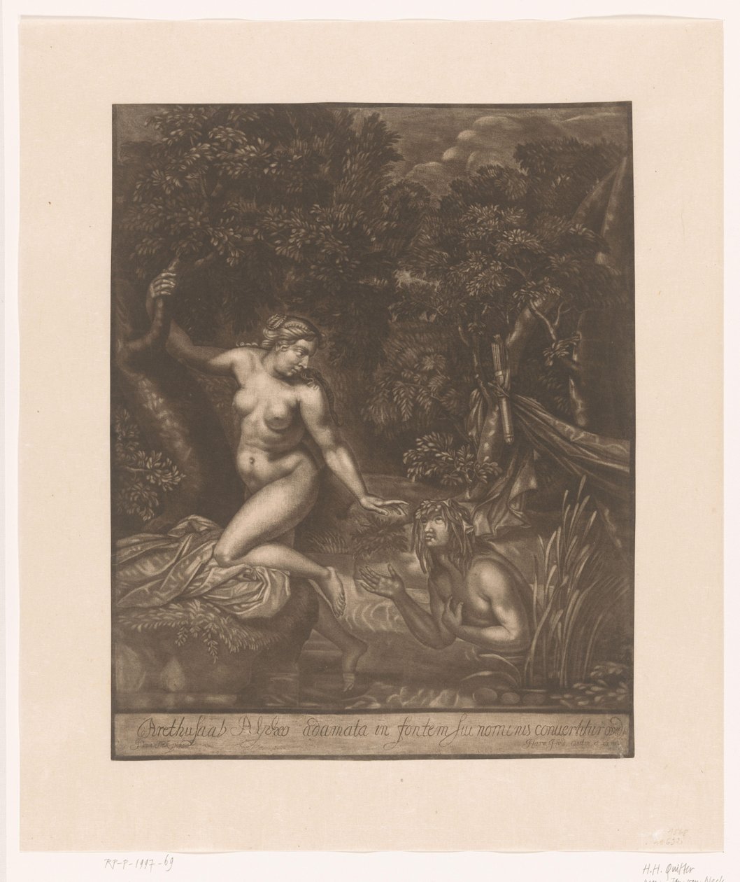 Alphaeus ve Arethusa by Herman Hendrik de Quiter (I)