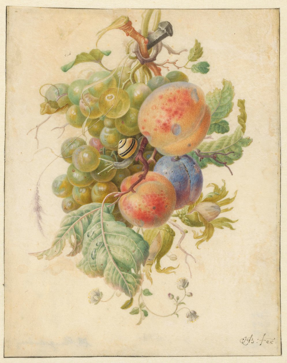 meyve ziyafeti by Herman Henstenburgh