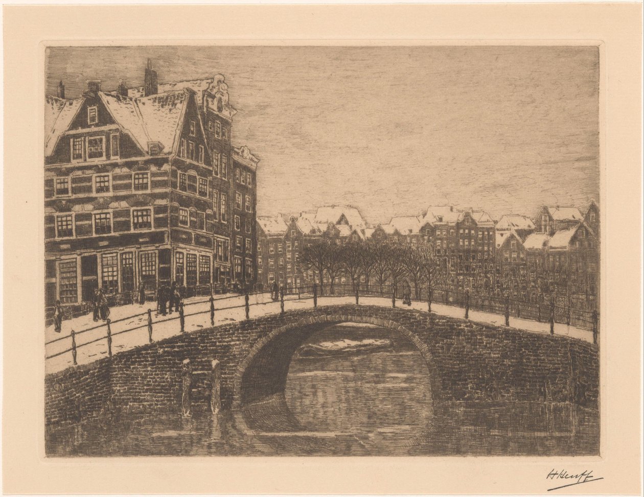 Amsterdam'da lezzetli kilit by Herman Heuff (signed by artist)