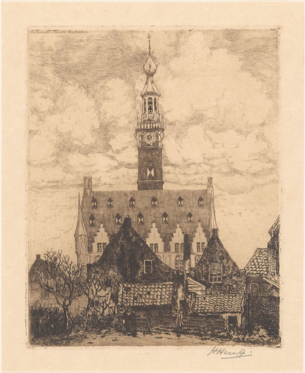 Belediye Binası by Herman Heuff (signed by artist)