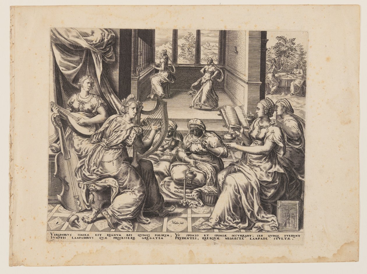 Bilge ve Aptal Bakireler Meseli: Bilge Bakireler by Herman Jansz. Muller