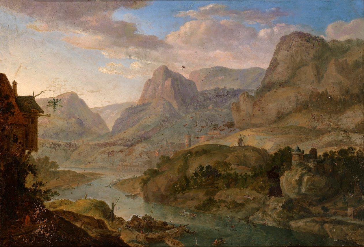 Manzara, 17. yüzyıl by Herman Saftleven the Younger