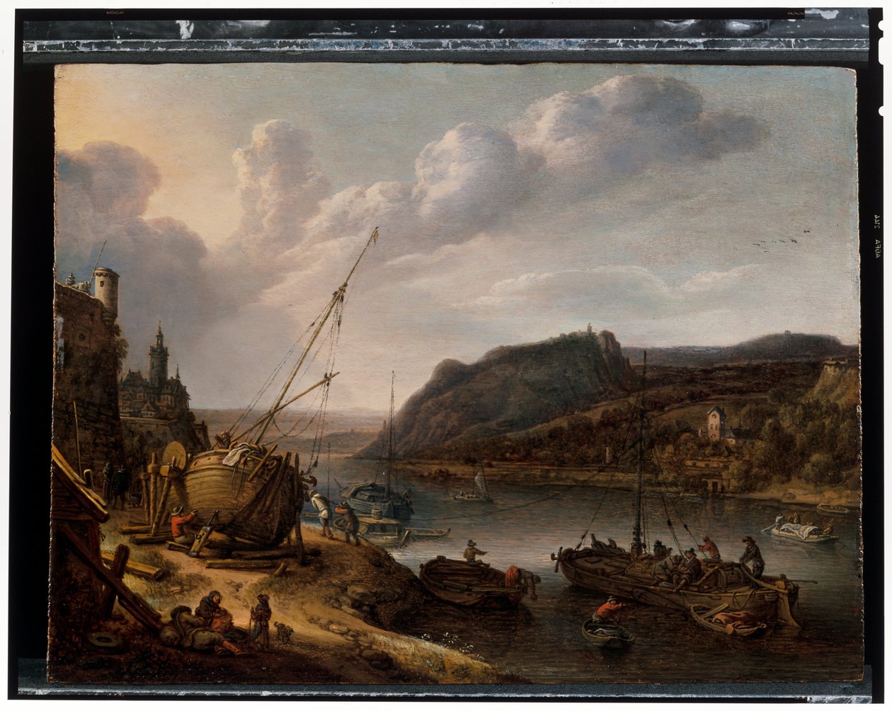Bir Nehir Manzarası by Herman the Younger Saftleven