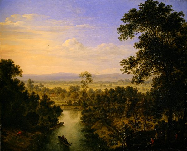 Nehirli Panoramik Manzara by Herman the Younger Saftleven
