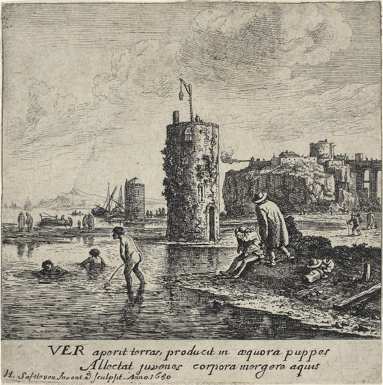Bahar, 1650 by Herman the Younger Saftleven