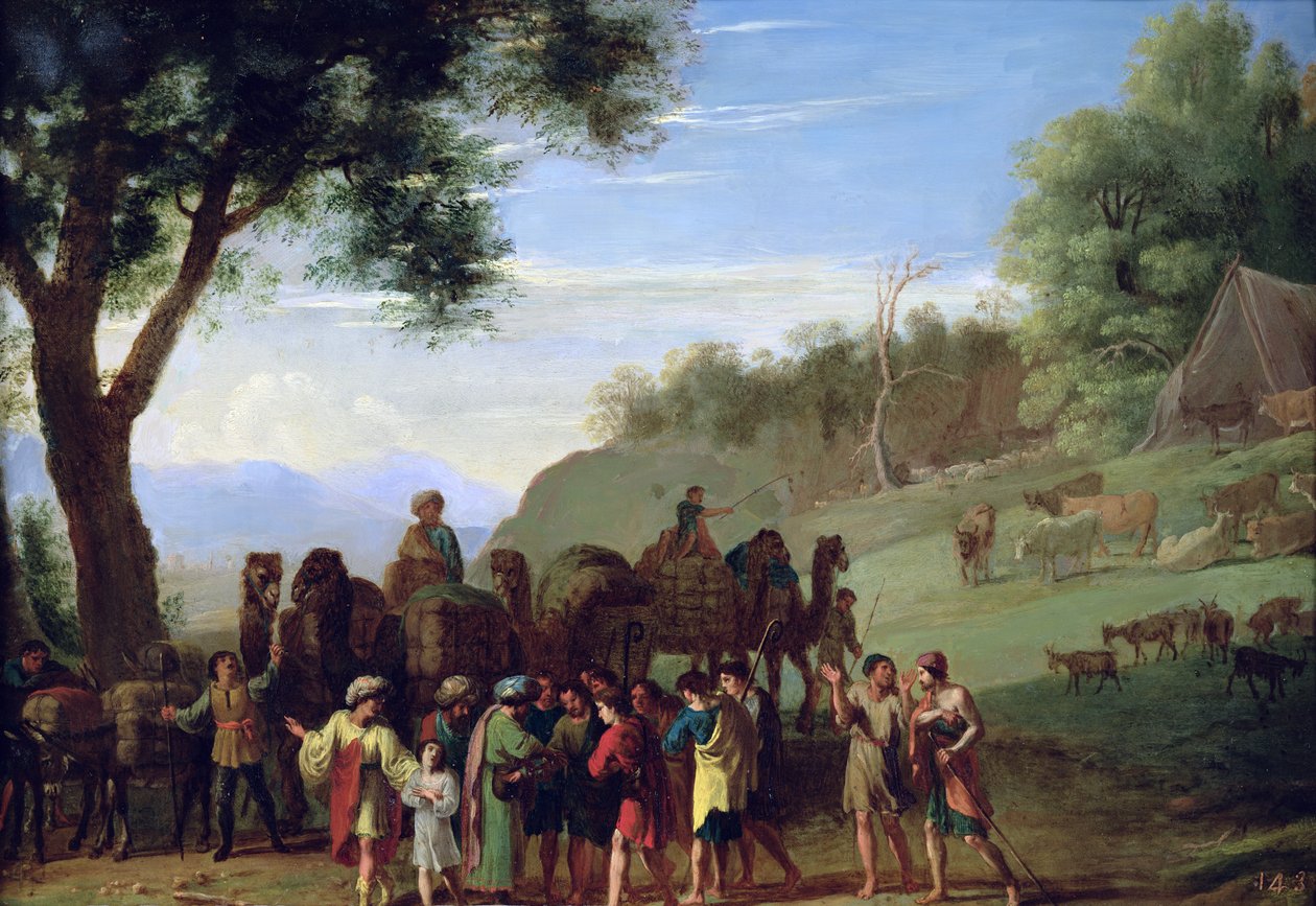Kardeşleri Tarafından Satılan Yusuf by Herman van Swanevelt