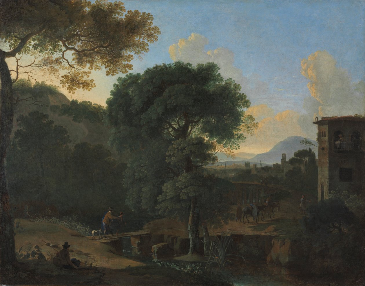 Gezginlerle Manzara, 1630