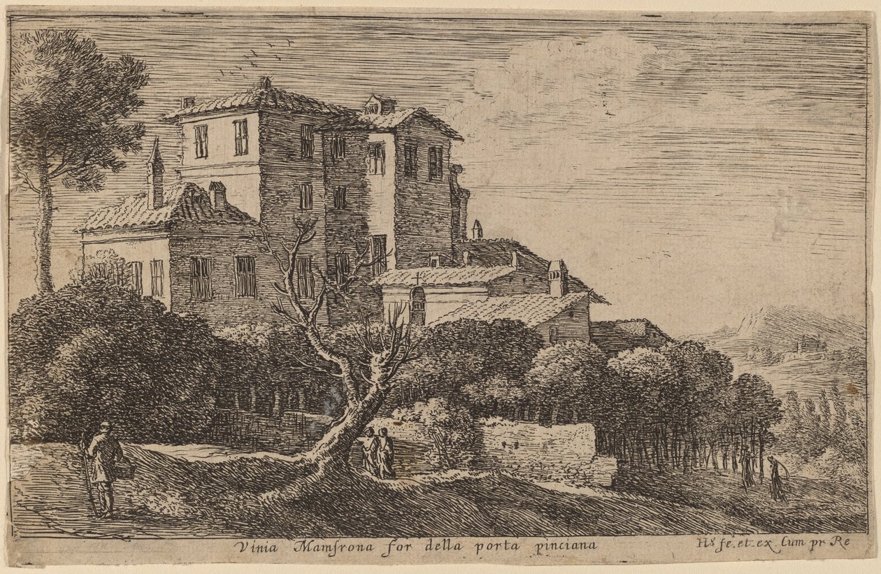 Villa Mamsrona Üzüm Bağı Görünümü by Herman van Swanevelt