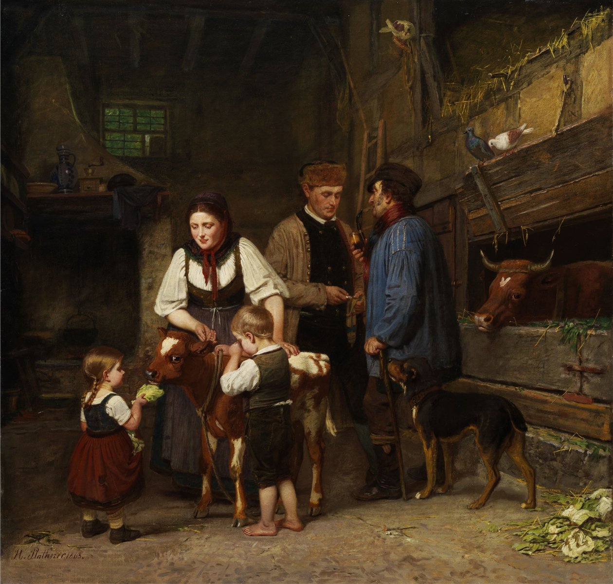 Das verkaufte Kalb. by Hermann Plathner