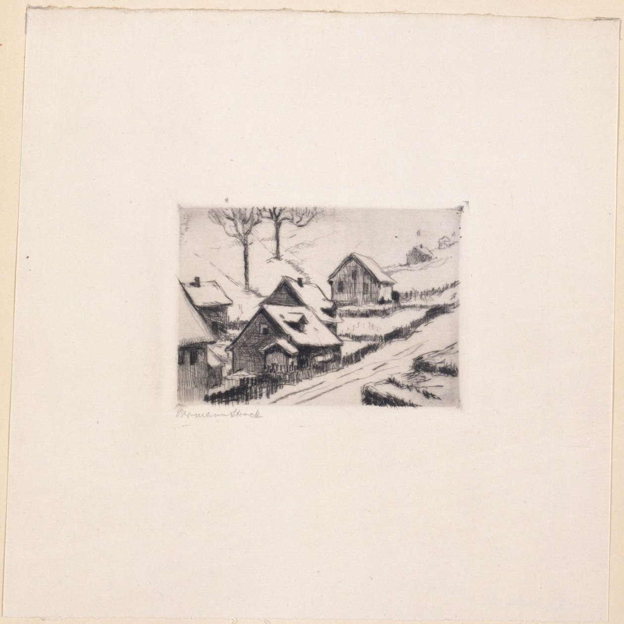 Dağlarda kış by Hermann Struck