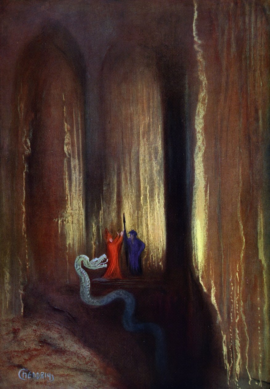 Karanlık Mağara, 1906 by Hermann Hendrich
