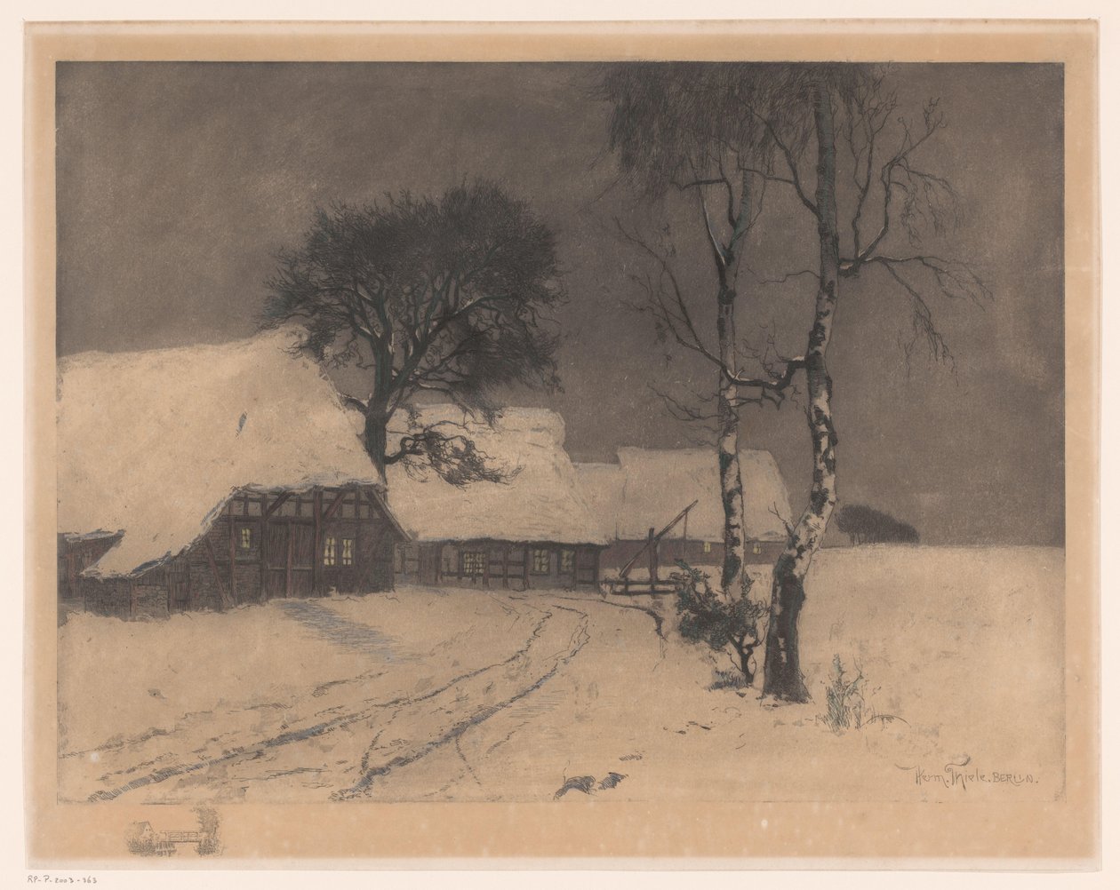 Karda çiftlik evleri by Hermann Thiele
