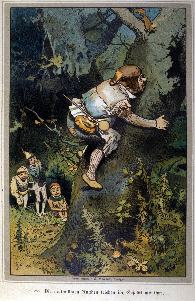 Cesur çocuk herkesin alay konusuydu. Jacob Grimm (1785-1863) ve Wilhelm Grimm (1786-1859) Kardeşlerin Hikayesi. Vogel