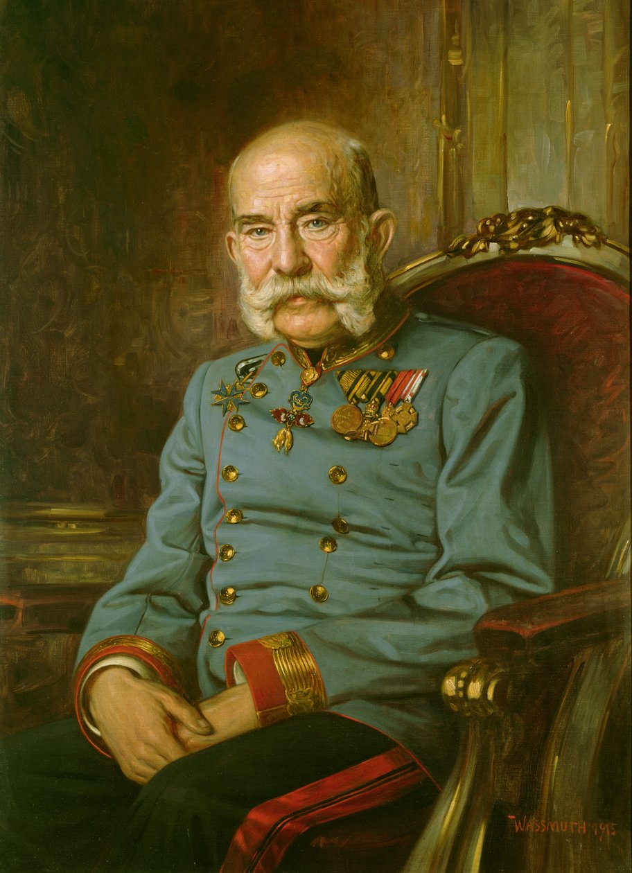 Avusturya İmparatoru I. Franz Joseph (1830-1916) by Hermann Wassmuth