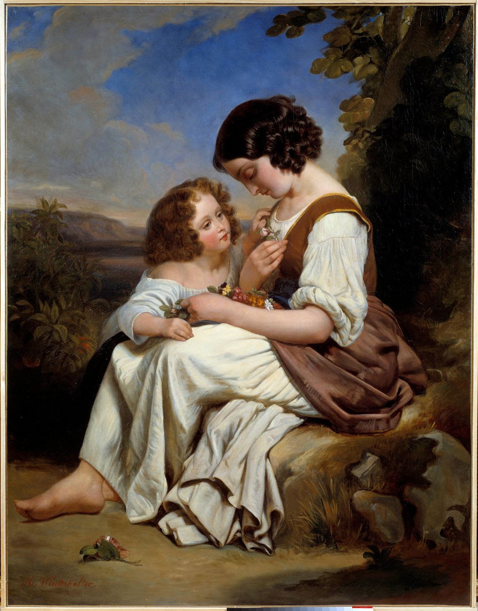 En sevilen çiçek. Hermann Winterhalter