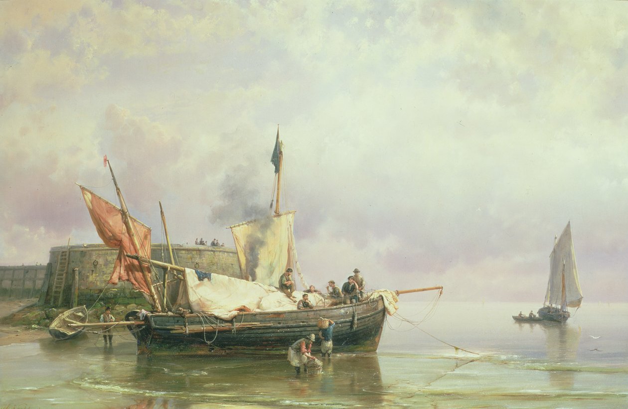 deniz sahnesi by Johannes Hermann Barend Koekkoek
