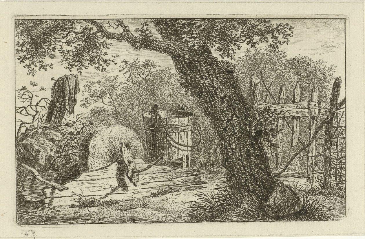 Bileme taşı ile manzara by Hermanus Fock