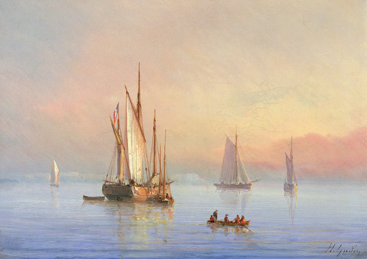 Sakin bir şekilde nakliye by Herminie or Henriette Gudin