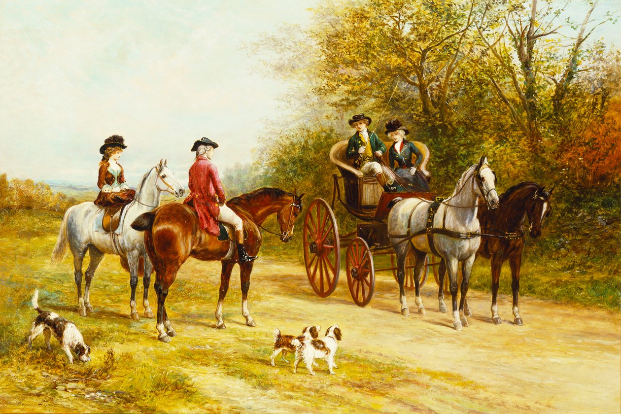 Yol Kenarında Bir Konuşma by Heywood Hardy