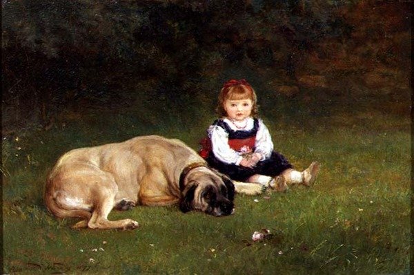 En yakın arkadaşlar by Heywood Hardy