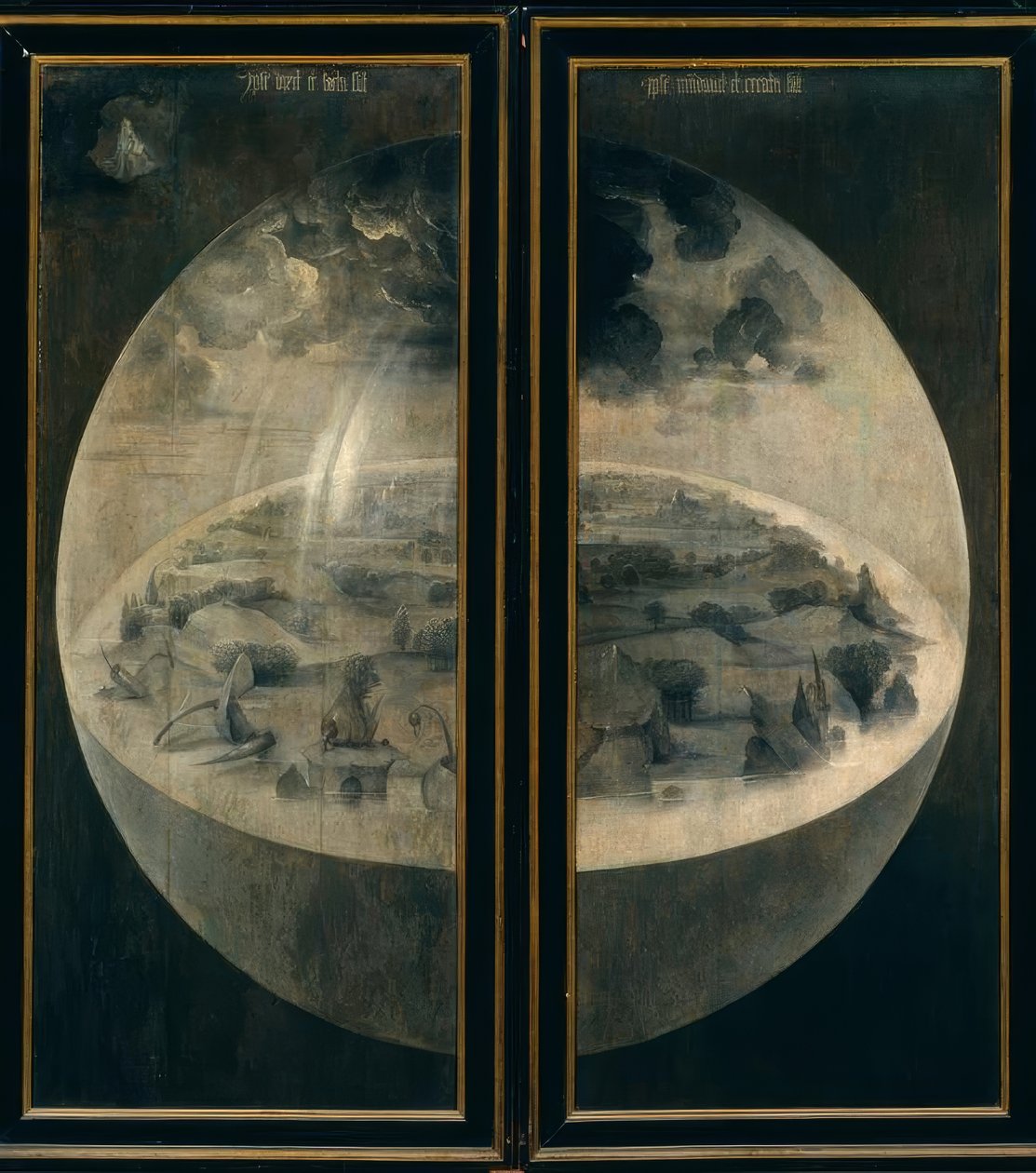 dünyanın yaratılışı by Hieronymus Bosch