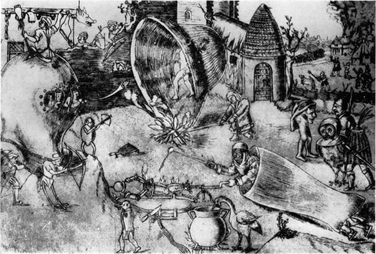 Grotesk Savaş Sahnesi by Hieronymus Bosch
