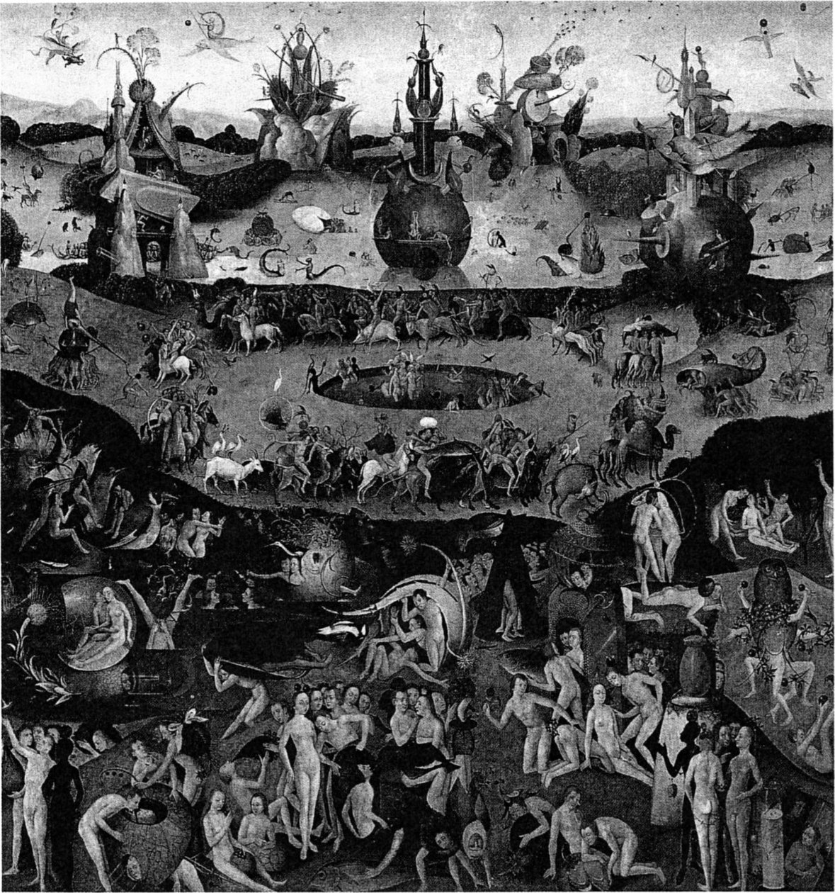 Panelden tuvale aktarılan yağ by Hieronymus Bosch