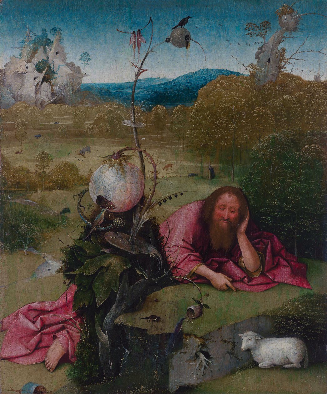 Vahşi Doğada Vaftizci Yahya by Hieronymus Bosch