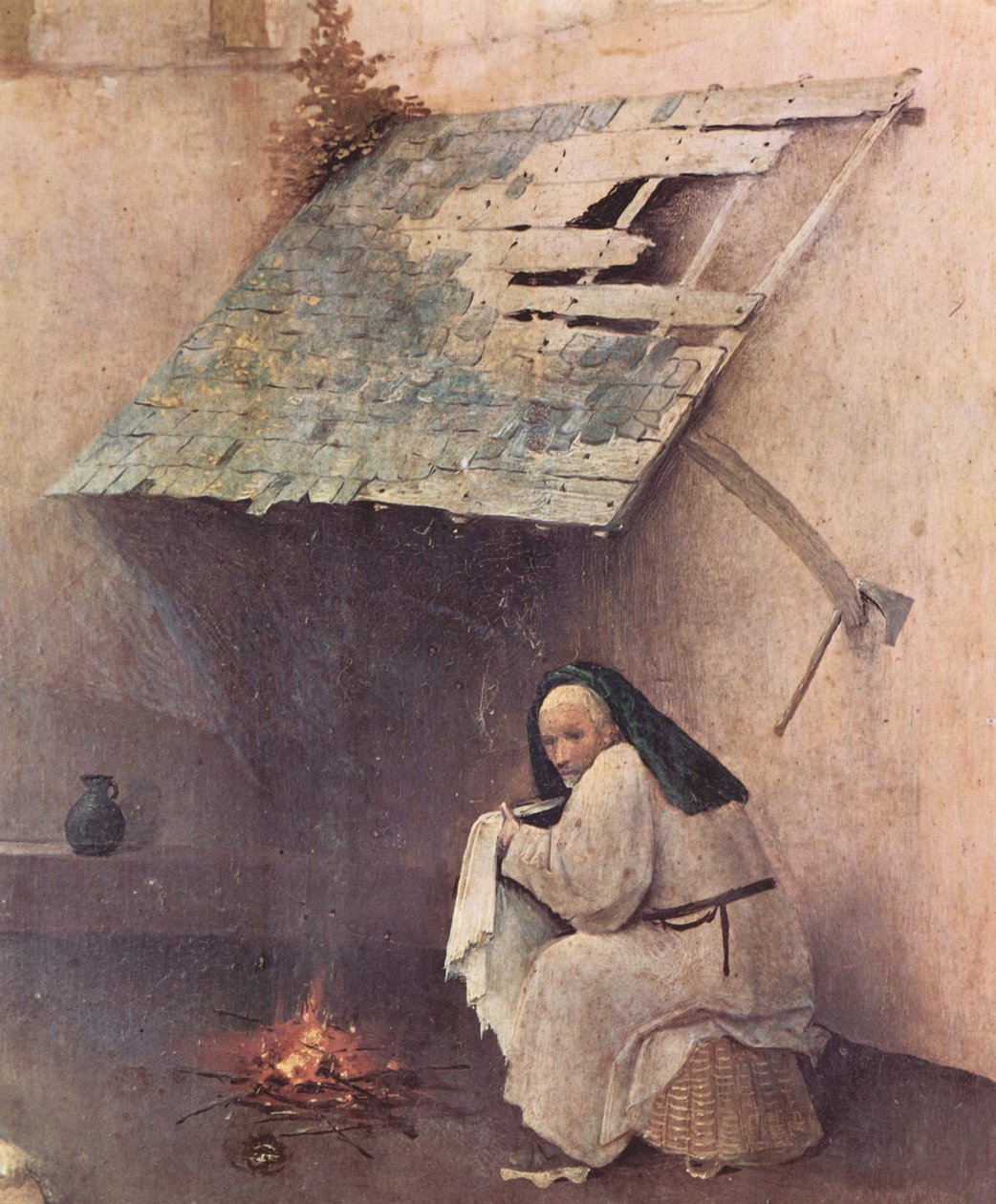 Aziz Peter ve bağışçı by Hieronymus Bosch