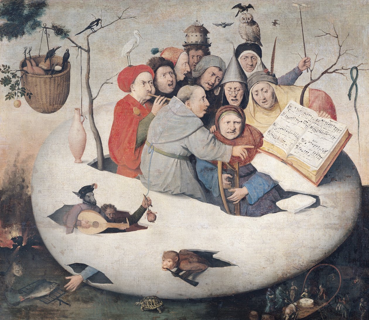 Yumurtadaki Konser by Hieronymus Bosch