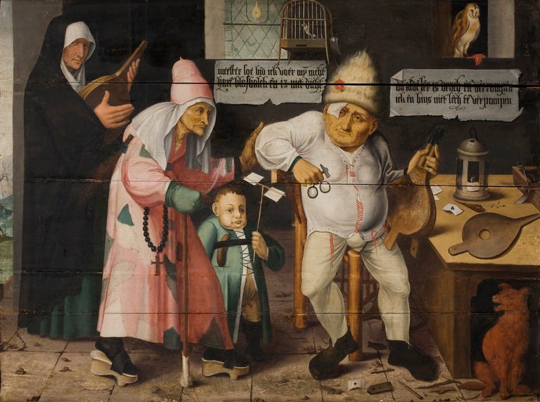 körük tamircisi by Hieronymus Bosch