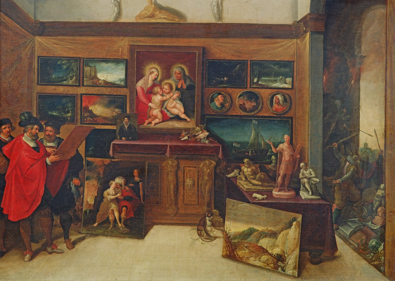 Amatör Sergi Odası, c.1620 by Hieronymus II Francken