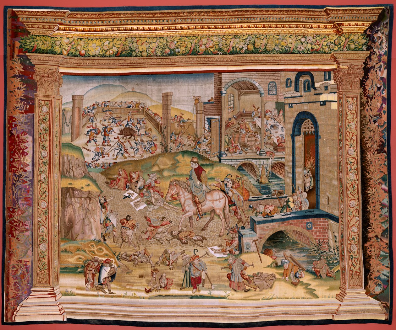 Flaman halısı. Hieronymus Bosch