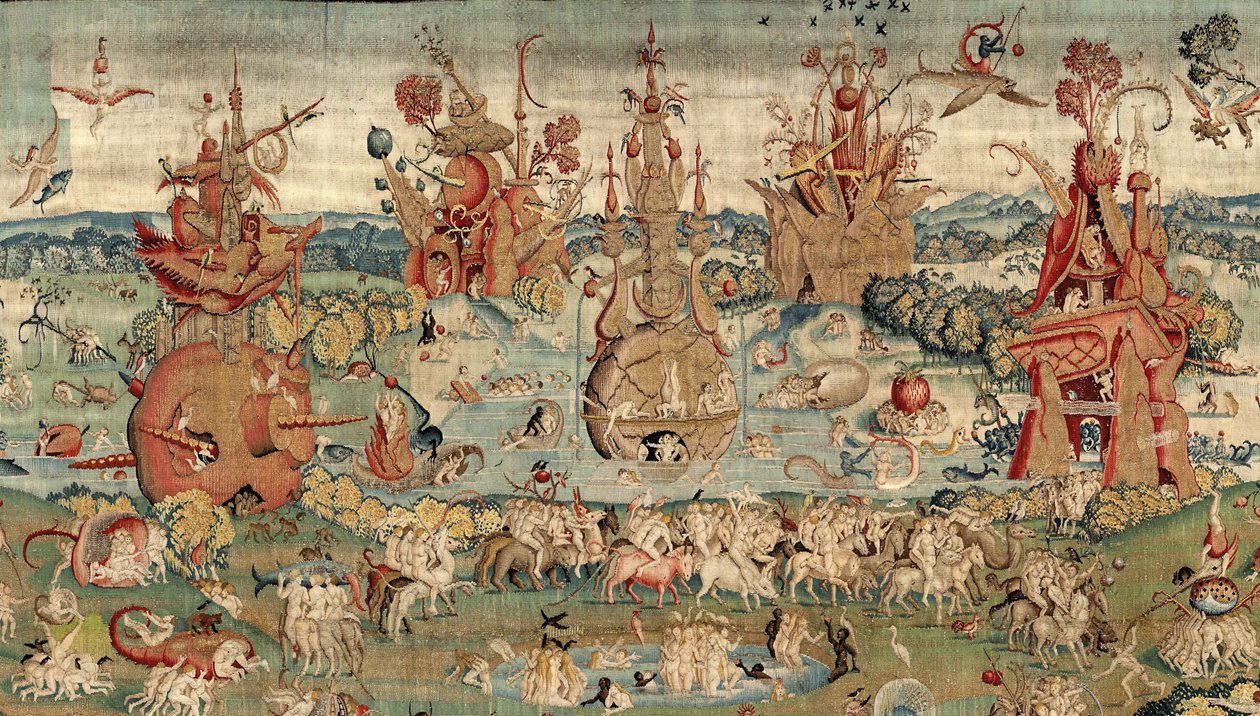 Dünyevi Zevkler Bahçesi. CA. 1560 (goblen) by Hieronymus (after) Bosch