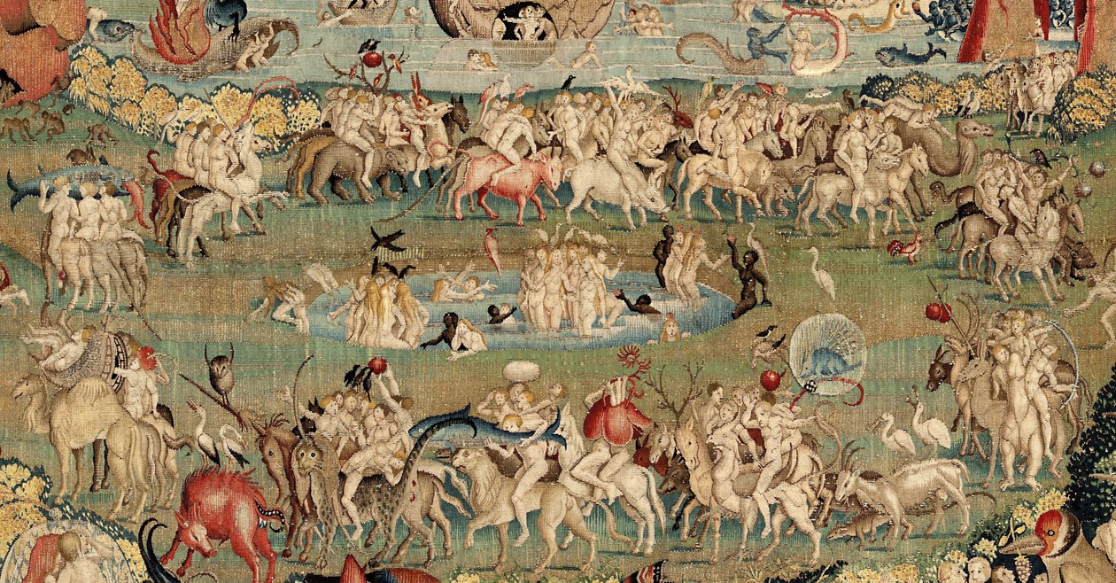 Dünyevi Zevkler Bahçesi. CA. 1560 (goblen) by Hieronymus (after) Bosch