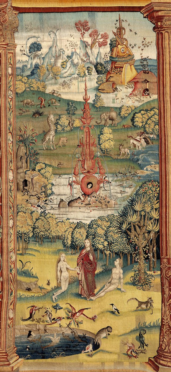 Dünyevi Zevkler Bahçesi. CA. 1560 (goblen) by Hieronymus (after) Bosch