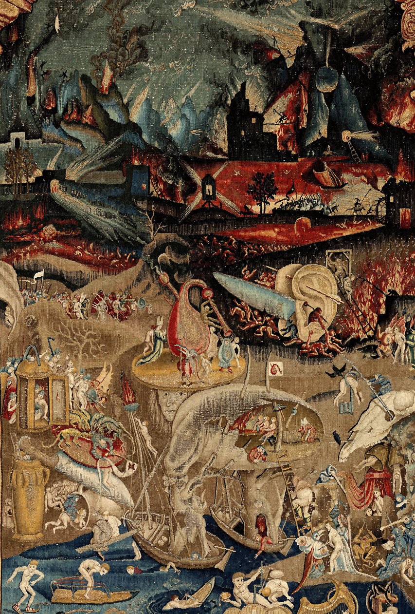 Dünyevi Zevkler Bahçesi. CA. 1560 (goblen) by Hieronymus (after) Bosch