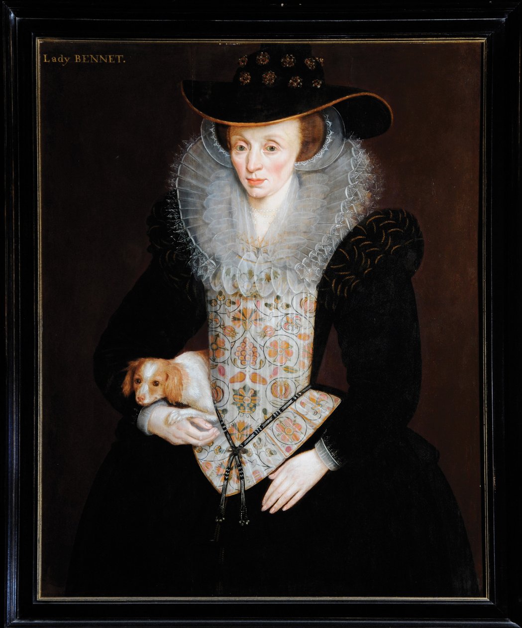 Lady Bennet, c.1509 (gemideki yağ) by Hieronymus (attr. to) Custodis